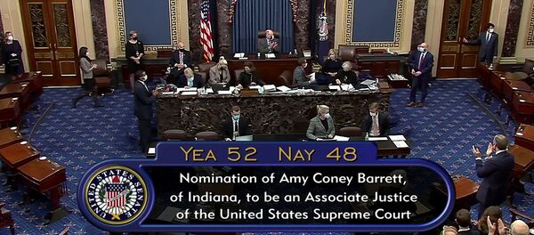 ABD Senatosu, Trump'ın Yüksek Mahkeme adayı Barrett'ı onayladı ABD Senatosu, Trump'ın Yüksek Mahkeme adayı Barrett'ı onayladı - Sputnik Türkiye