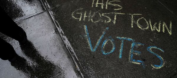 ABD - seçim - ABD′de erken oy kullanma - oy verme - New York ABD - seçim - ABD′de erken oy kullanma - oy verme - New York - Sputnik Türkiye