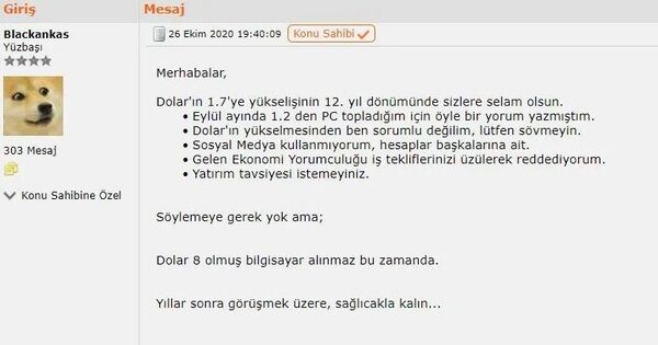 'Dolar 1.7 olmuş bilgisayar alınmaz bu zamanda' diyen forum üyesi: Lütfen sövmeyin - Sputnik Türkiye