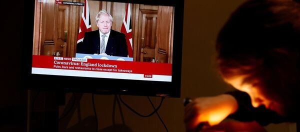 Boris Johnson- Cadılar Bayramı- İngiltere - Sputnik Türkiye