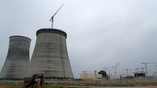 Ostrovets'teki Belarus Nükleer Güç Santrali (BelNPP)  - Sputnik Türkiye