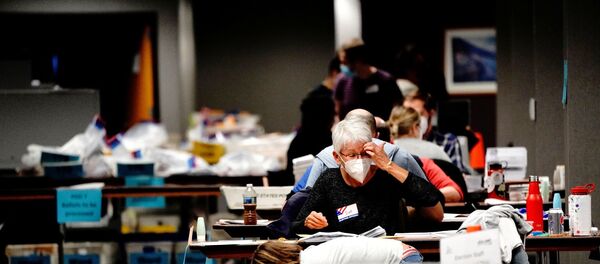 ABD  - seçim - oy sayımı - Sputnik Türkiye