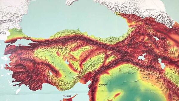 Deprem haritası - Kasım 2020 / DHA - Sputnik Türkiye