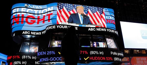 ABD - seçim - başkanlık seçimi - Donald Trump'ın fotoğrafı - Sputnik Türkiye