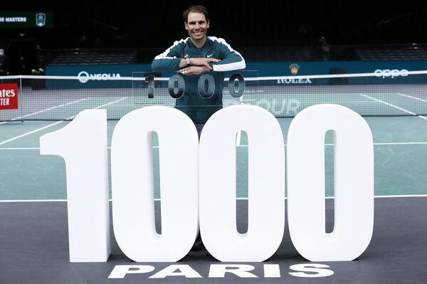 İspanyol tenisçi Nadal '1000'ler kulübü'ne girdi - Sputnik Türkiye