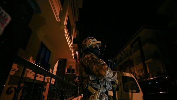 IŞİD operasyonu, İstanbul, polis gece görüntüsü - Sputnik Türkiye
