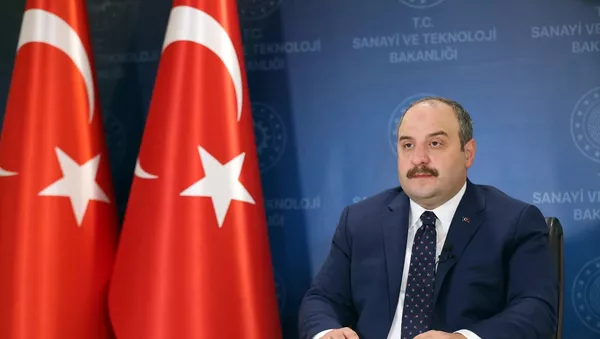Sanayi ve Teknoloji Bakanı Mustafa Varank - Sputnik Türkiye