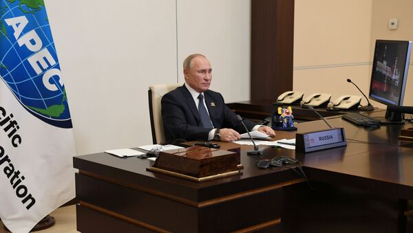 Rusya Devlet Başkanı Vladimir Putin-APEC zirvesi - Sputnik Türkiye