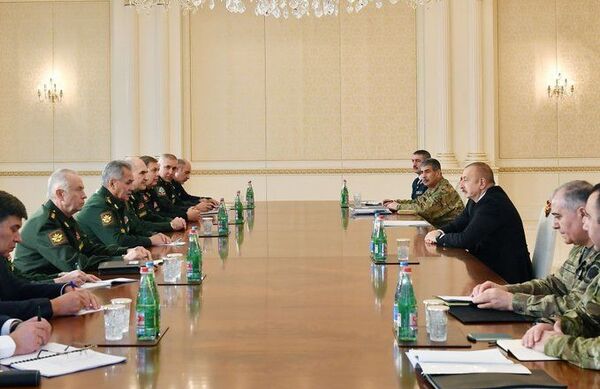 Şoygu - Aliyev - Sputnik Türkiye