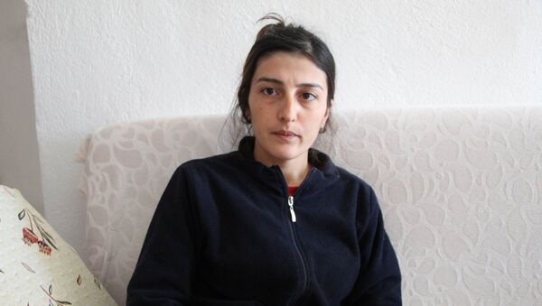 Nevşehir’in Ürgüp ilçesinde dini nikahlı eşi tarafından el bombası ile öldürülmeye teşebbüs edilen 26 yaşındaki Hacer Çelik - Sputnik Türkiye