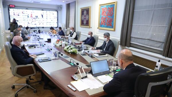 İçişleri Bakanı Soylu başkanlığında Koronavirüs Değerlendirme toplantısı yapıldı - Sputnik Türkiye