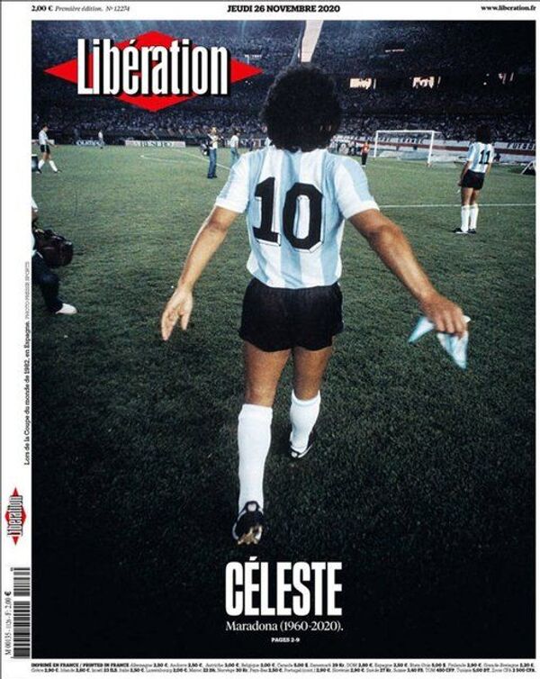 Maradona'nın ölümü Avrupa basınında geniş yer buldu: İngiltere'deki manşetler tepki çekti - Sputnik Türkiye