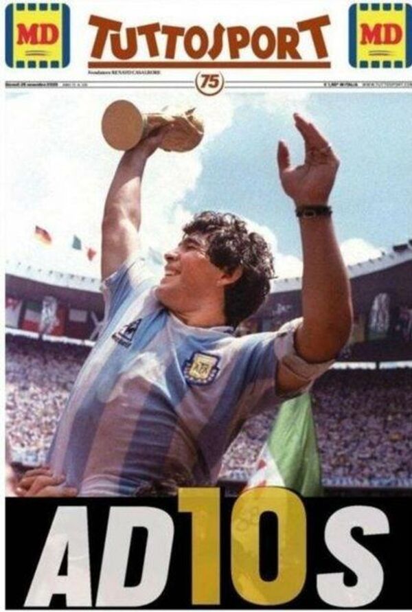 Maradona'nın ölümü Avrupa basınında geniş yer buldu: İngiltere'deki manşetler tepki çekti - Sputnik Türkiye