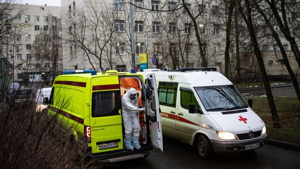 koronavirüs, ambulans, Moskova, Rusya - Sputnik Türkiye