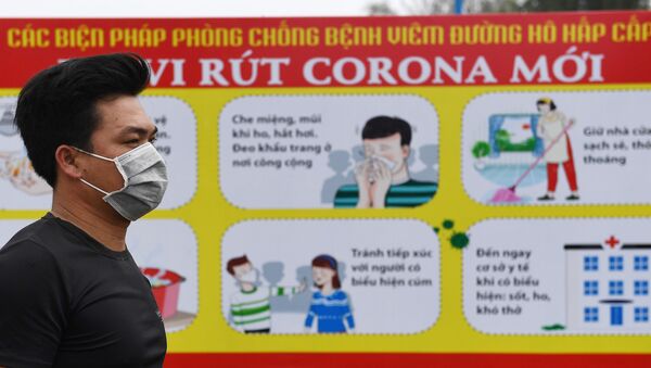 Vietnam'da halka koronavirüs uyarıları - Sputnik Türkiye