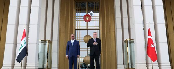 Irak Başbakanı Kazımi, Erdoğan - Sputnik Türkiye