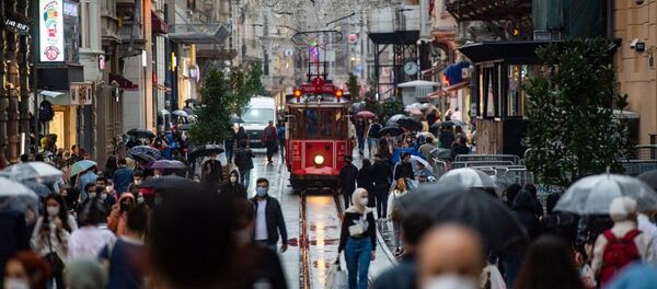 İstiklal caddesi - koronavirüs - maske - Sputnik Türkiye