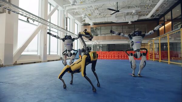 Boston Dynamics robotlarından yeni yıl dansı - Sputnik Türkiye