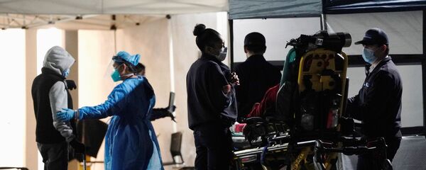 ABD - Kaliforniya - koronavirüs - hastane - acil servis ABD - Kaliforniya - koronavirüs - hastane - acil servis - Sputnik Türkiye