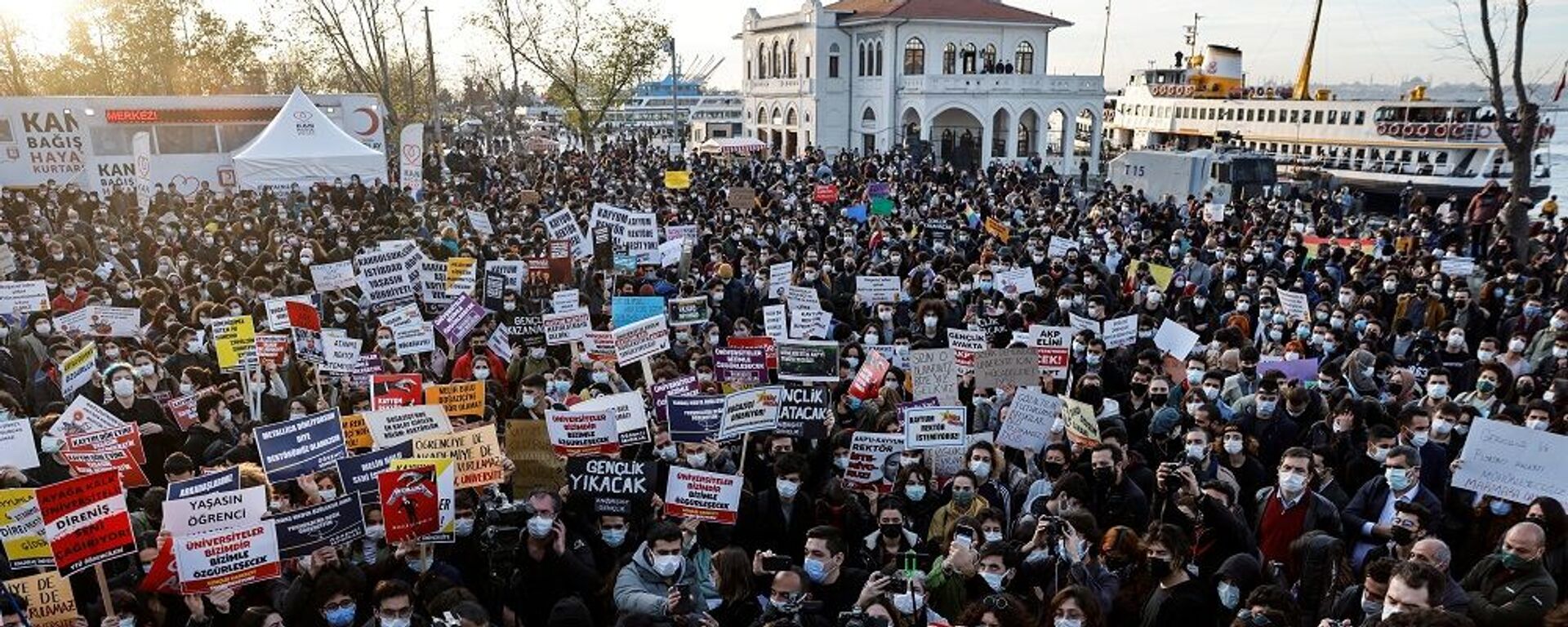 Kadıköy-Melih Bulu protestosu - Sputnik Türkiye, 1920, 11.01.2021