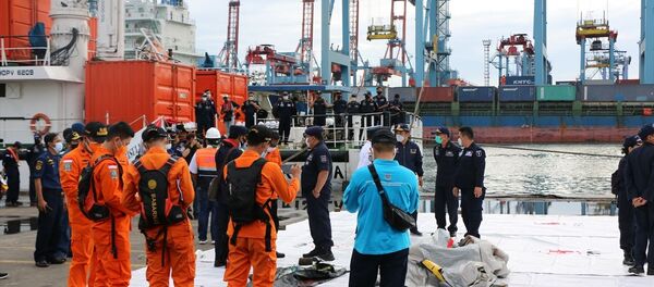 Endonezya'da Sriwijaya Havayolları'na ait yolcu uçağının denize düştüğü bölge genelinde arama kurtarma çalışmaları aralıksız sürüyor. Endonezya'da Sriwijaya Havayolları'na ait yolcu uçağının denize düştüğü bölge genelinde arama kurtarma çalışmaları aralıksız sürüyor. - Sputnik Türkiye