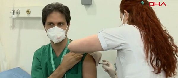 Sağlık çalışanları aşılama - Sputnik Türkiye