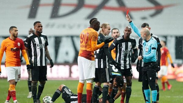 Süper Lig'in 19. haftasında oynanan derbide Beşiktaş Galatasaray'ı 2-0 yendi. - Sputnik Türkiye