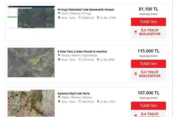 Ziraat Bankası borcunu ödeyemeyen çiftçilerin tarlalarını satışa çıkardı - Sputnik Türkiye