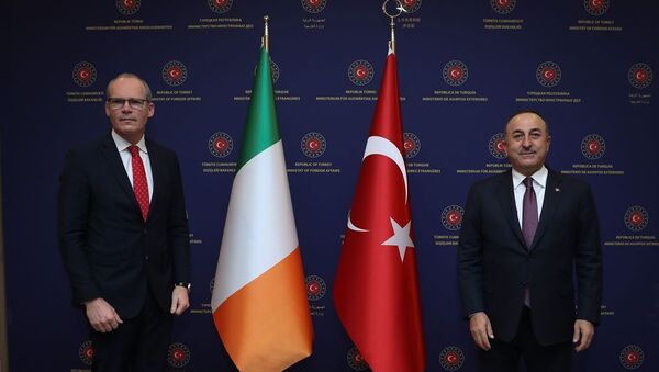 Dışişleri Bakanı Mevlüt Çavuşoğlu, İrlanda Dışişleri Bakanı Simon Coveney ile Dışişleri Bakanlığı’nda görüştü. - Sputnik Türkiye