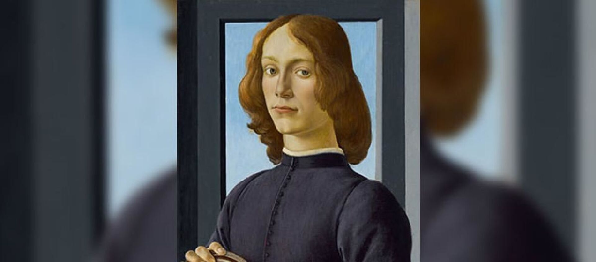 İtalyan ressam Sandro Botticelli’ye ait 15’inci yüzyıldan kalma ‘Madalyon tutan genç adam’ - Sputnik Türkiye, 1920, 28.01.2021