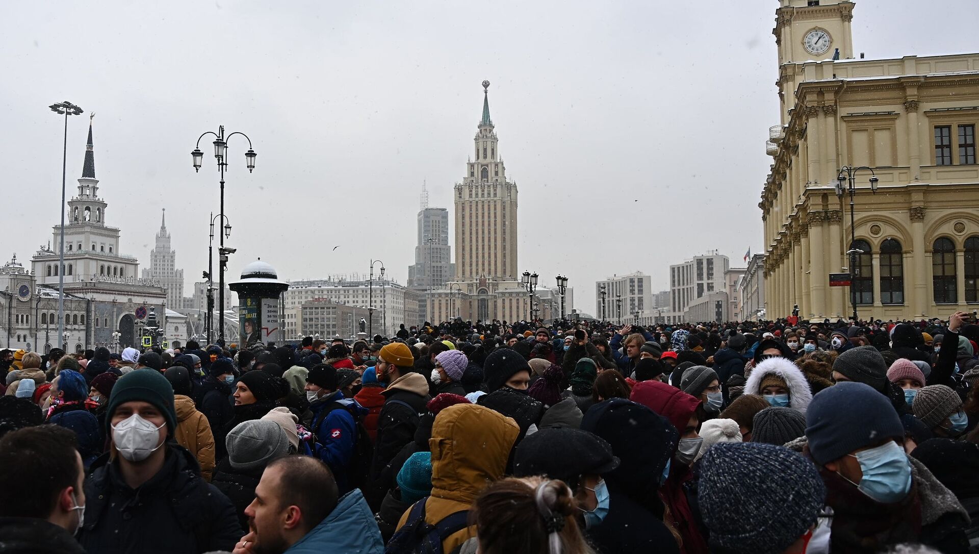 Navalnıy protestoları Navalnıy protestoları - Sputnik Türkiye, 1920, 01.02.2021