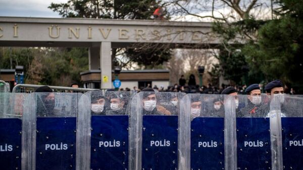 Boğaziçi Üniversitesi - polis - Sputnik Türkiye