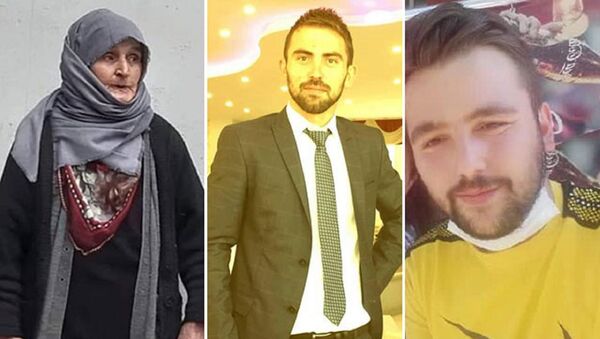 Makbule Sarı ve katil zanlıları Hayrettin Görgülü, Serkan Uluz  - Sputnik Türkiye