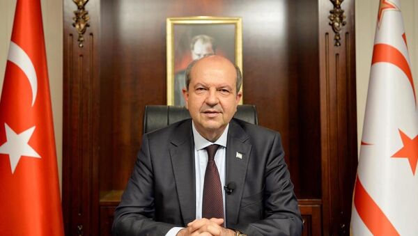 Kuzey Kıbrıs Cumhurbaşkanı Tatar: Rum tarafının şartlarına boyun eğecek değiliz - Sputnik Türkiye