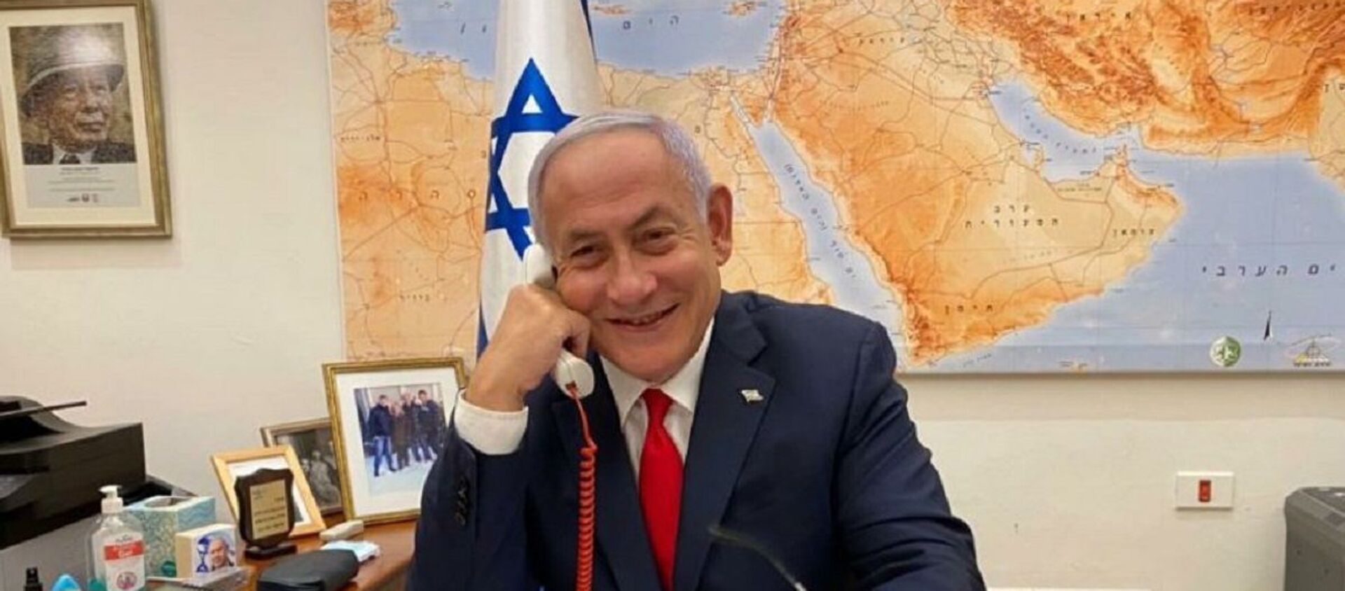 Netanyahu - telefon görüşmesi - Sputnik Türkiye, 1920, 17.02.2021