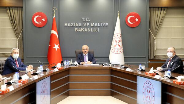 Hazine ve Maliye Bakanı Lütfi Elvan TESK Yönetim Kurulu üyelerini kabul etti - Sputnik Türkiye