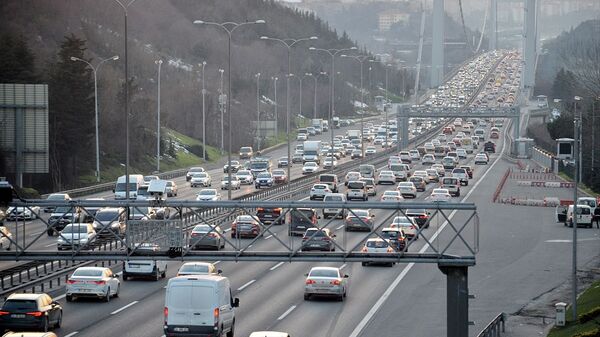 İstanbul'da trafik yoğunluğu - Sputnik Türkiye