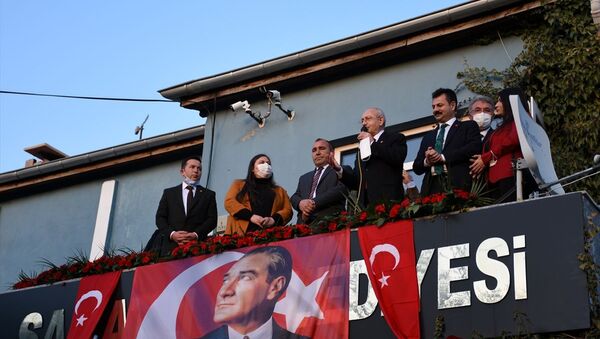CHP Genel Başkanı Kemal Kılıçdaroğlu, Aksaray programları kapsamında Saratlı Beldesini ziyaret etti. - Sputnik Türkiye
