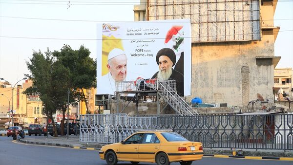 ‘Papa’nın Irak ziyaretinden İran karşıtı Şiiler mutlu’ - Sputnik Türkiye