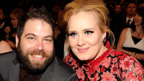 Dünyaca ünlü şarkıcı Adele ile eşi Simon Konecki - Sputnik Türkiye