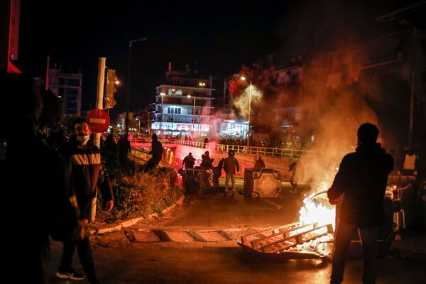 Atina'da protesto gösterileri - Sputnik Türkiye