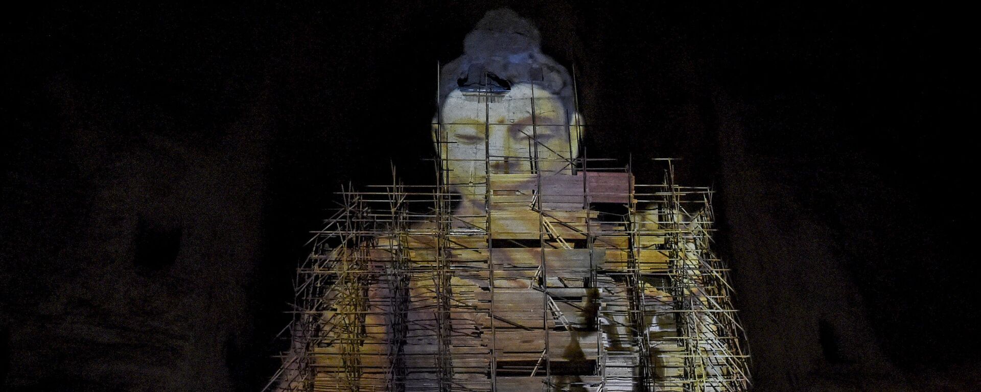 Sanal olarak üç boyutlu yeniden canlandıran 55 metre yüksekliğindeki Buda heykeli, Bamyan, Afganistan - Sputnik Türkiye, 1920, 10.03.2021