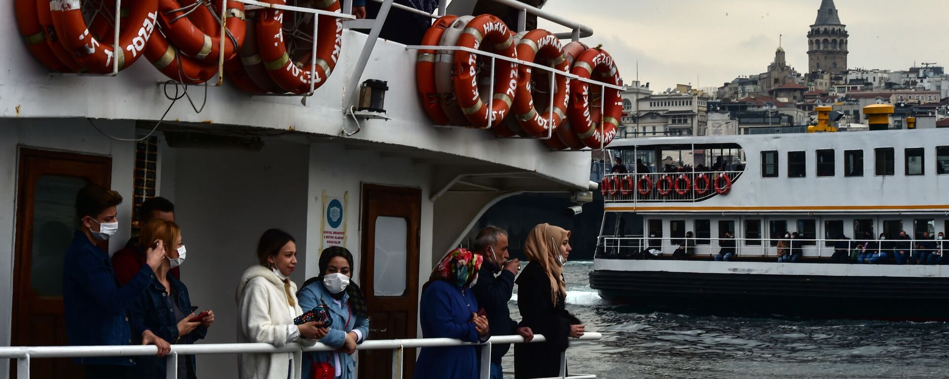 İstanbul, koronavirüs, vapur, Galata, Eminönü - Sputnik Türkiye, 1920, 21.09.2022
