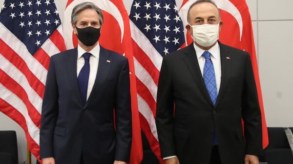 Dışişleri Bakanı Mevlüt Çavuşoğlu ve ABD Dışişleri Bakanı Blinken - Sputnik Türkiye