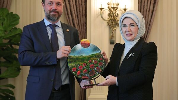 Emine Erdoğan, BM'nin Küresel Amaçlar Eylem Ödülü - Sputnik Türkiye