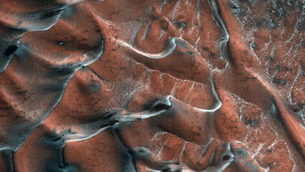 Mars'ın buzlu kum tepeleri - Sputnik Türkiye