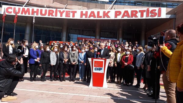 CHP'li kadınlar 'İstanbul Sözleşmesi' için Danıştay'a dava açtı - Sputnik Türkiye