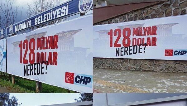 Bursa'nın Mudanya ilçesinde reklam panolarına verilen ilanlarla ilgili 'Cumhurbaşkanına hakaret' suçundan soruşturma başlatıldığı bildirildi. - Sputnik Türkiye