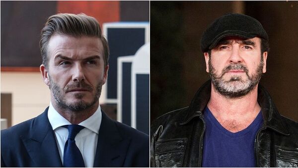 David Beckham ve Eric Cantona'dan 'Avrupa Süper Ligi'ne eleştiri - Sputnik Türkiye