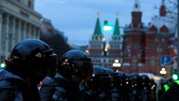 Moskova gösteri, Rusya polis,  - Sputnik Türkiye